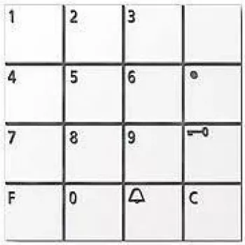 Siedle COM 611-02 W - Tastatūra - Balta - Siedle - 140 mA - 99 mm - 27 mm (200036516-00)