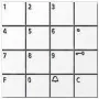 Siedle COM 611-02 W tastatūra, balta (200036516-00)