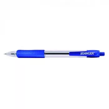 STANGER lodīšu pildspalva 1.0 Softgrip izvelkama, zila, 1 gab. 18000300038