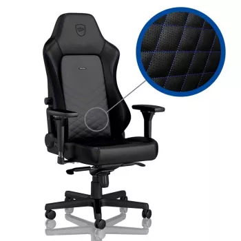 noblechairs HERO spēļu krēsls - Melns/Zils