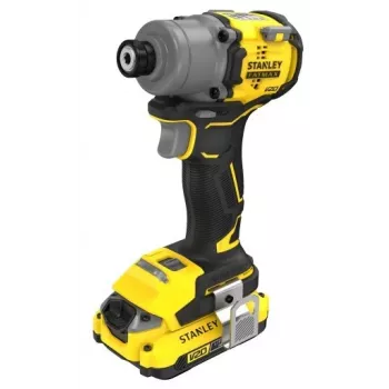 Bezvada skrūvgriezis STANLEY SFMCF830D2K-QW 18V Li-Ion, 2x2Ah, 3 ātrumi, 203 N·m, 3200 RPM, LED, pistoles rokturis