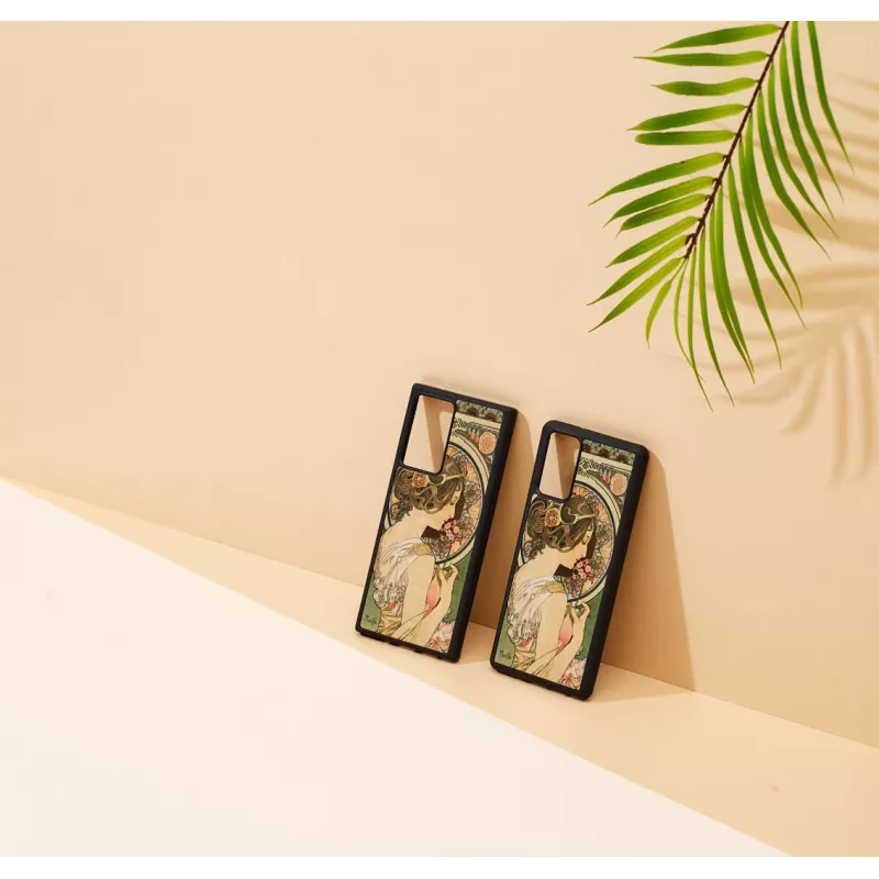 Aizsargmaciņš telefona Samsung Galaxy Note 20 Ultra – man and wood Primrose Black