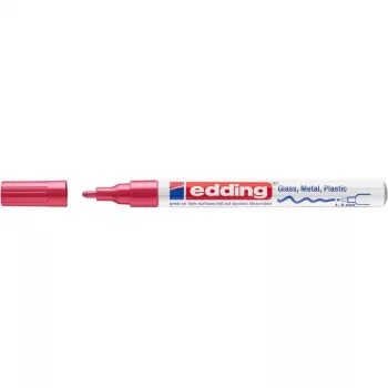 Marķieris Edding 751 sarkans
