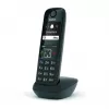 Bezvadu telefonu klausule Gigaset AS690HX, DECT/Analog, Melna