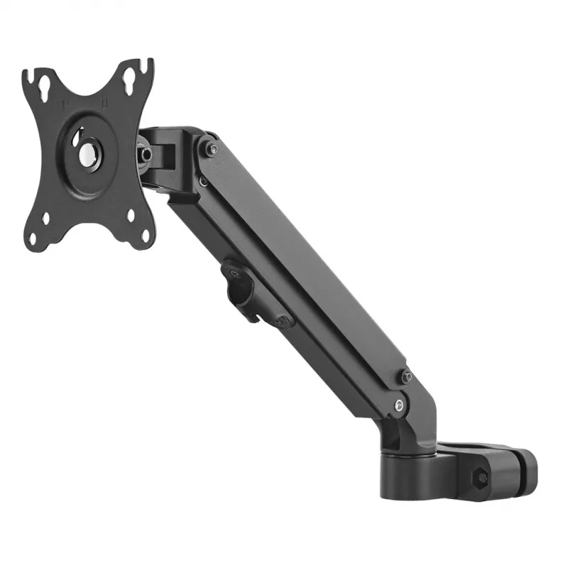 Monitora stiprinājums caurulei/stabam 28-60mm Maclean, 17-27'', 7kg max, gāzes atspere, MC-459