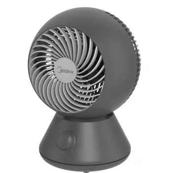 Galda Ventilators Midea MFT302R0BPK — 3 ātrumi, Šūpošanās, Tumši Pelēks