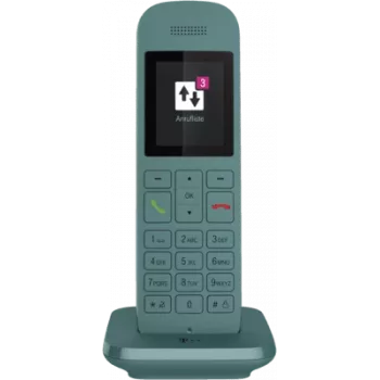 Bezvadu telefons Telekom Speedphone 12 Petrol — DECT klausule ar ilgu akumulatora darbības laiku