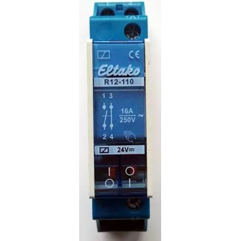 Eltako R12-110-24V DC komutācijas relejs 1S+1 NC 16A 22110055