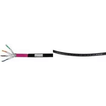 Logilink Professional - vads 25 m - S/FTP - Cat.7 - halogēns nesaturošs, āra un tiešai ierakšanai, Gigabit Ethernet - melns (CPV0080)