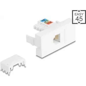 DELOCK Easy 45 modulis RJ12 ligzda LSA UTP balts 90897