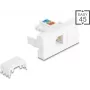 DELOCK Easy 45 modulis RJ12 ligzda LSA UTP balts 90897