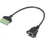 Renkforce RJ45 tīkla adaptera kabelis [1x RJ45-Spraudnis 8p8c - 1x Spaiļu savienojums] 30 cm (RF-6443976)
