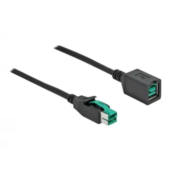 PoweredUSB pagarinātāja kabelis DeLOCK 85980 12 V 1 m