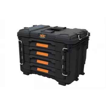 Instrumentu kaste KETER DIY ROC Pro Gear 4 Drawers Unit XL ar 4 atvilktnēm, technopolimērs, 25 L