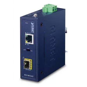 PLANET IGT-815AT tīkla mediju pārveidotājs 1000 Mbit/s Daudzrežīmu, Vienrežīmu Zils