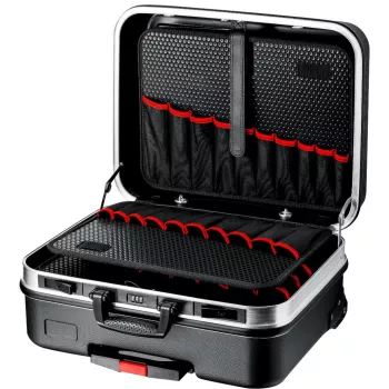 Knipex BIG Basic Move Instrumentu kaste ABS, alumīnijs, melna
