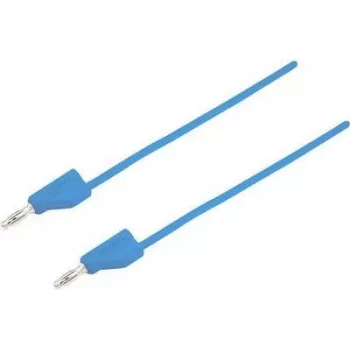 VOLTCRAFT MSB-300 mērīšanas vads [4 mm spraudnis - 4 mm spraudnis] 0.25 m, zils