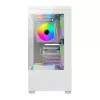 Datora korpuss DarkFlash C365 (balts) + 5 ventilatori