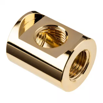 EK Water Blocks EK-Quantum Torque Splitter 3F T -Gold 28mm