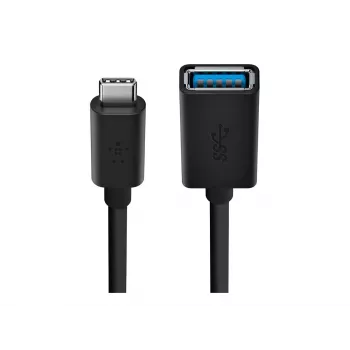 Belkin USB 3.0 kabelis USB-C uz USB-A 5GBit/s 1m Pelēks (F2CU036BTBLK)