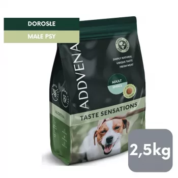 ADDVENA Taste Sensations Adult Small Turkey sausā suņu barība - 2,5 kg