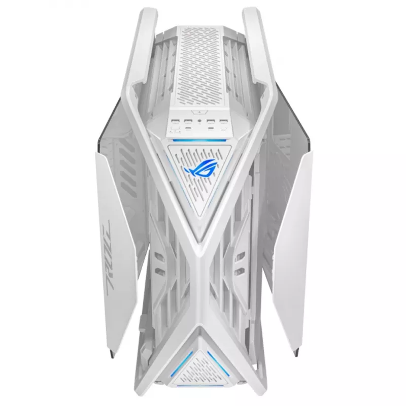ASUS ROG GR701 Hyperion White, PC, Balts, ATX, EATX, micro ATX, Mini-ITX, Alumīnijs, Daudzfunkciju, Priekšpuse