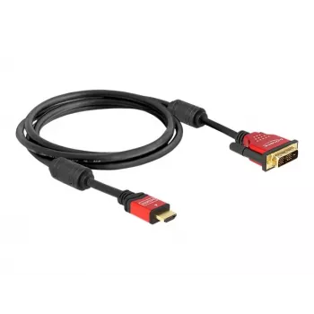 DeLOCK HDMI-DVI kabelis 84342 1.8m vīriešu/vīrietis