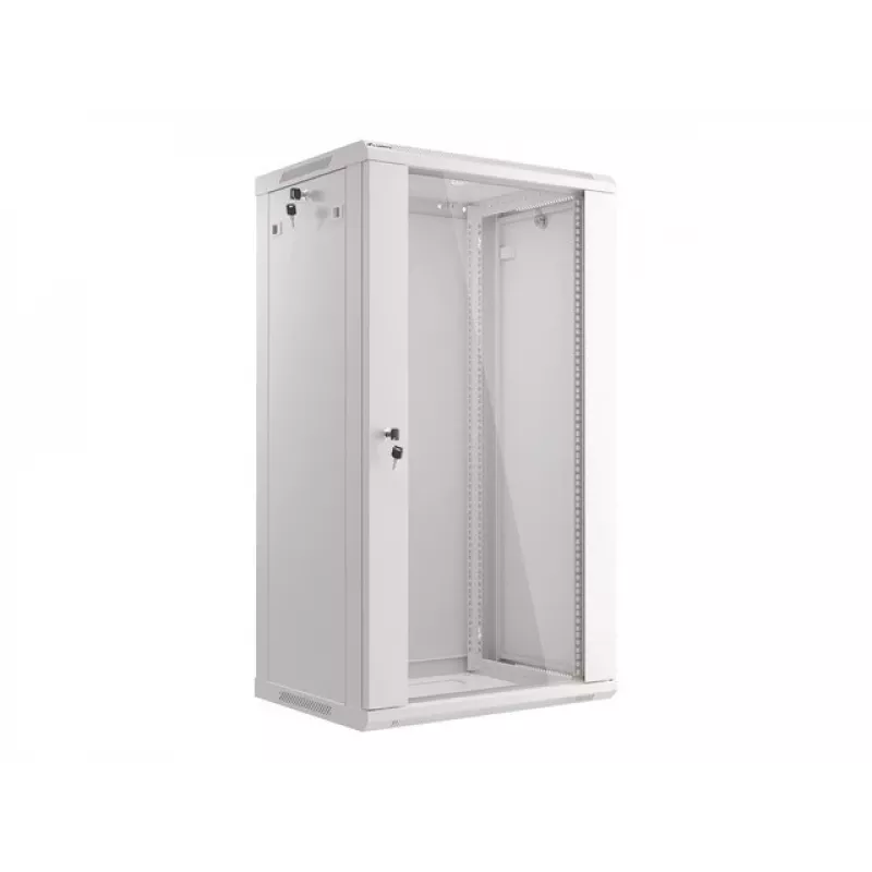 Lanberg WF01-6422-10S sienas skapis 22U 19 inch pelēks