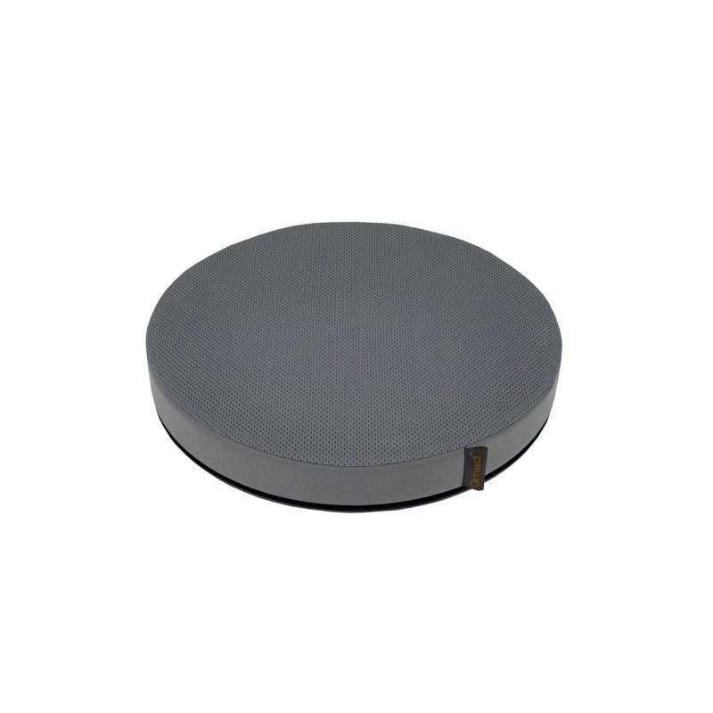 Sēdekļa spilvens MDH DRQE3M0BBXXXP — apaļš putu spilvens ar dzesējošu želeju, Ø 390 mm, augstums 50 mm, pelēks, max slodze 120 kg
