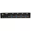 Eaton Tripp Lite 4 portu DisplayPort KVM slēdzis ar audio kabeļiem un USB 3.0 SuperSpeed centrmezglu (B004-DPUA4-K)