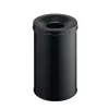 Durable 330601 atkritumu tvertne, apaļa, tērauda, melna, 30 L