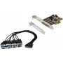Saskarnes karte EXSYS EX-44388 8 portu RS-232 PCIe