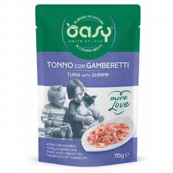 Oasy More Love Tuncis ar garnelēm 70g