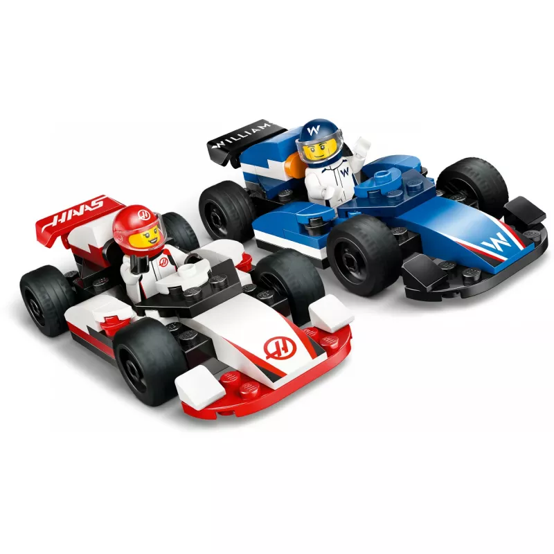 LEGO CITY 60464 F1 - Williams Racing un Haas F1 sacīkšu mašīnas