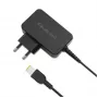 Qoltec 51035 strāvas adapteris Lenovo, 45 W, 20 V 2,25 A, Slim tip+pin, iekštelpām, melns