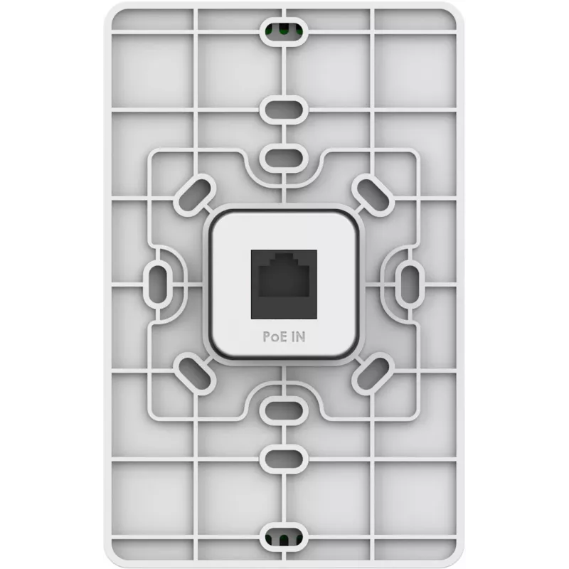 Grandstream GWN7661E sienas Wi-Fi 6 piekļuves punkts, AX3000, divu joslu 2,4/5 GHz, 3 Gbps, MU-MIMO, PoE/PoE+, Gigabit porti, 256 klienti