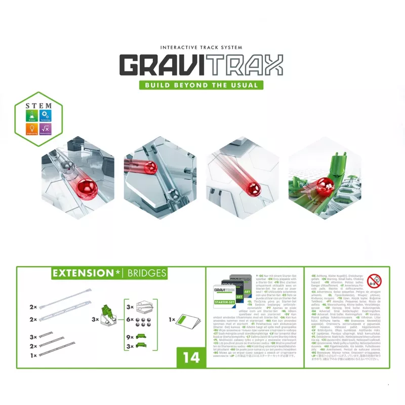 GraviTrax Tilta Paplašinājums Ravensburger 22423 Daudzkrāsains