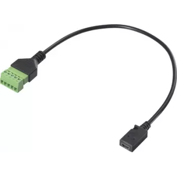 Renkforce USB 2.0 adaptera kabelis [1x 2.0 Mini-B ligzda - 1x skrūvju savienotājs] RF-6443962 30 cm