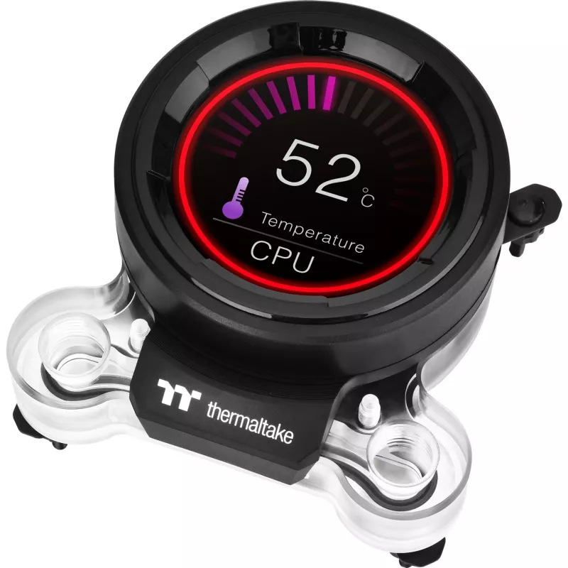 Ūdens dzesēšanas bloks Pacific MX2 Ultra CPU, varš, 2.1 collu LCD temperatūras sensors