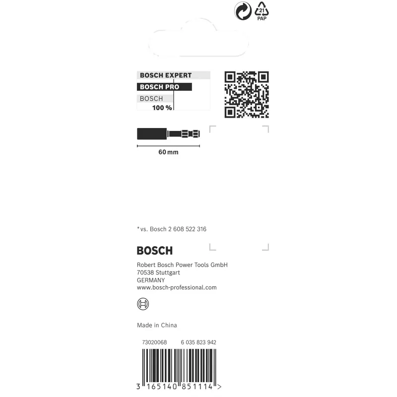 Bosch 2608522321 Impact Control Universāls Turētājs Standarta Magnētisks