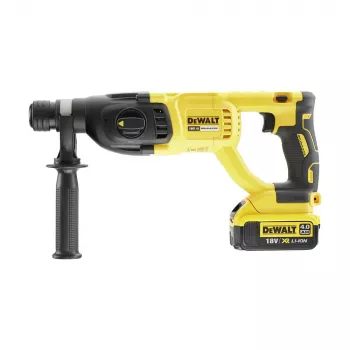 DEWALT SDS-PLUS 18V 3-funkciju triecienurbjmašīna ar 1x 4.0 Ah akumulatoru
