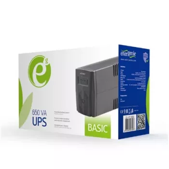 Gembird EG-UPS-B650 nepārtrauktās barošanas avots (UPS) Line-Interactive 0.65 kVA 390 W