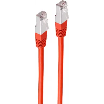 Tīkla kabelis ShiverPeaks BS75111-0.5R Sarkans 0,5m
