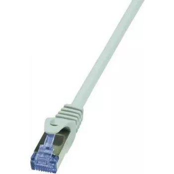 Tīkla kabelis LogiLink Cat6a S/FTP RJ-45 0,5m pelēks