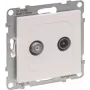 Legrand SEANO vienvietīga TV-SAT f 765170 2 kabeļu un HD-TV ligzda, melna 5 (765170)