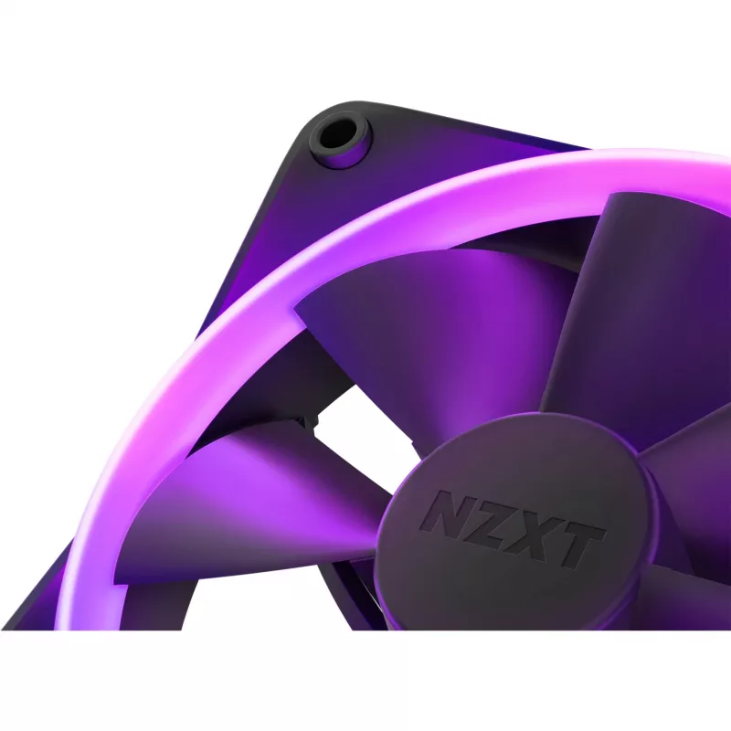 NZXT F140 RGB DUO 14 cm melns 500-1800 RPM 2 gab. komplekts