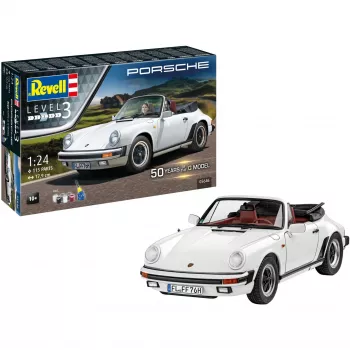 Metāla liešanas modelis REVELL 50 Years of Porsche 911 G-Model mērogs 1:24