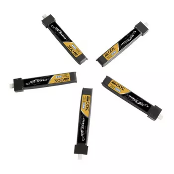 Tattu TAA3001S75BT2 300mAh 3.8V 75C 1S LiPo akumulators ar BT 2.0 savienotāju