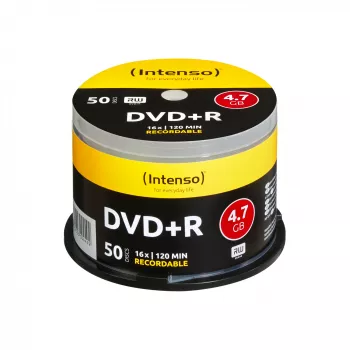 Intenso 4111155 DVD+R 4.7 GB 50 gab. kastītē