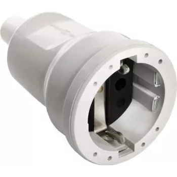 as - Schwabe 62223 Zemējuma savienotājs PVC 230 V Pelēks IP20 (62223)